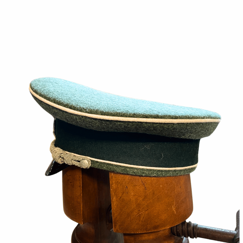 Casquette Visor Cap Officier Wehrmacht – Schirmmütze Feldgrau 1935 – 1945 – Image 5