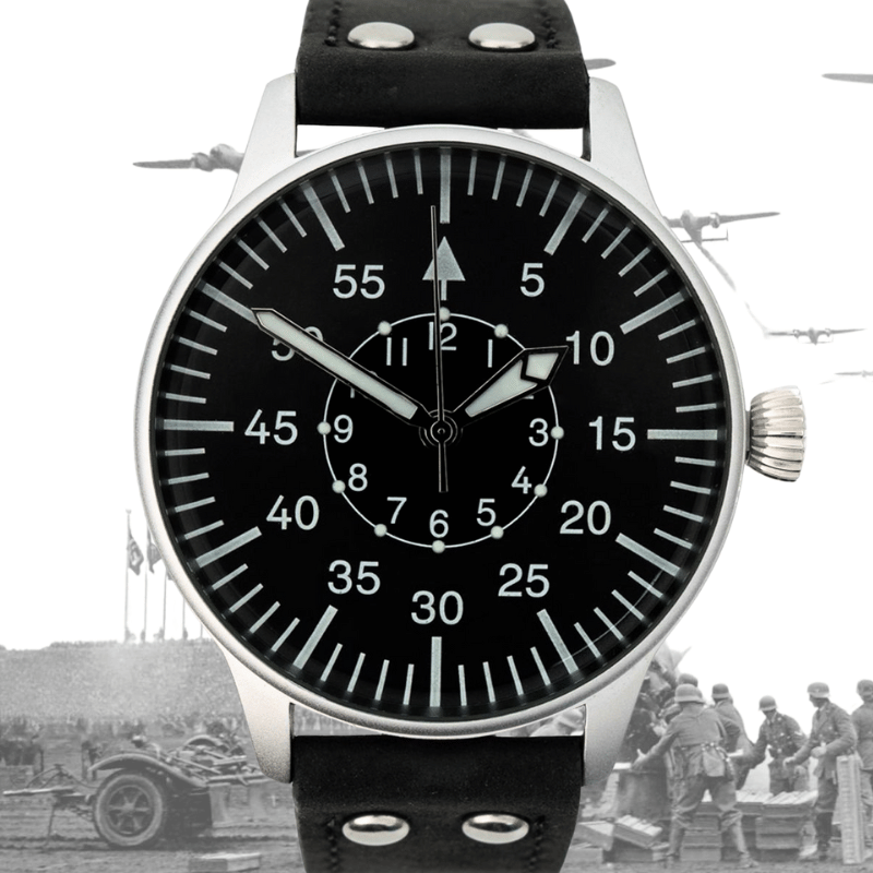 Montre Aviateur Luftwaffe Beobachter Noire – Ailager®