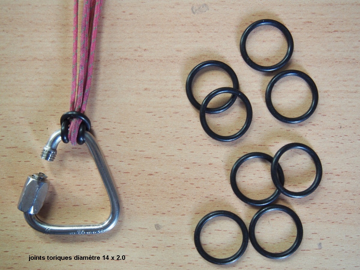 Joints toriques pour maillons élévateurs parapente (plusieurs diamètres) – Image 3
